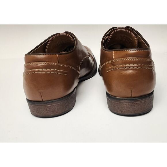 Guess GM Nelton-R Men\'s Faux Leather Brown Oxford Dress Shoes Size 12 main image 6